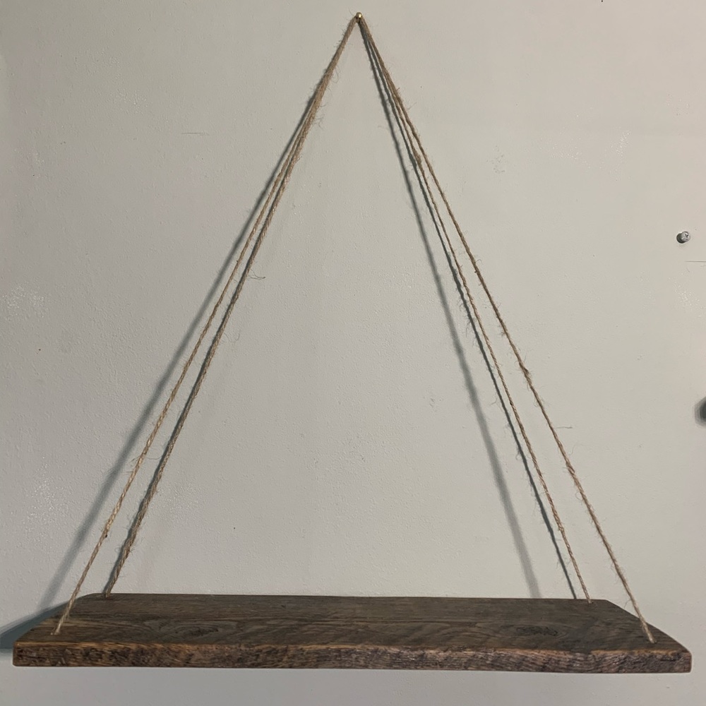 Boho Wall Hanging Shelves - Set of two - Picture 4 of 6